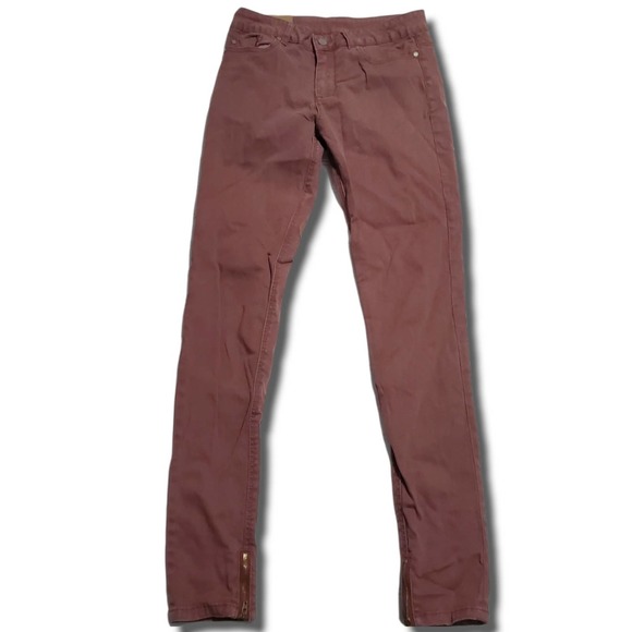 Kade Spade  Denim Zip ankle skinny pants jeans junior's size 27 5 28X29 stre… - Picture 2 of 9